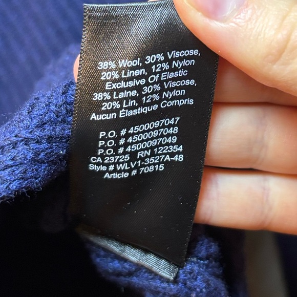 Babaton Chalmers Mock Neck Wool Blend Cropped Sweater - Picture 6 of 9